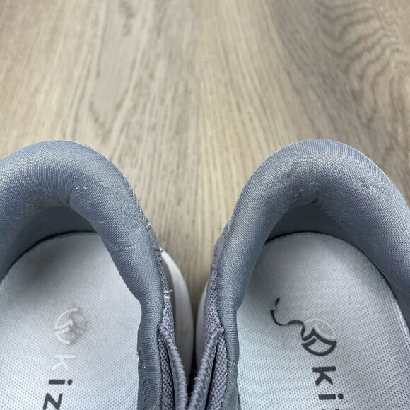 Kizik Shoes Mens 8.5 Gray Lima Handsfree Athletic Sneakers Lightweight Mesh - Picture 6 of 14